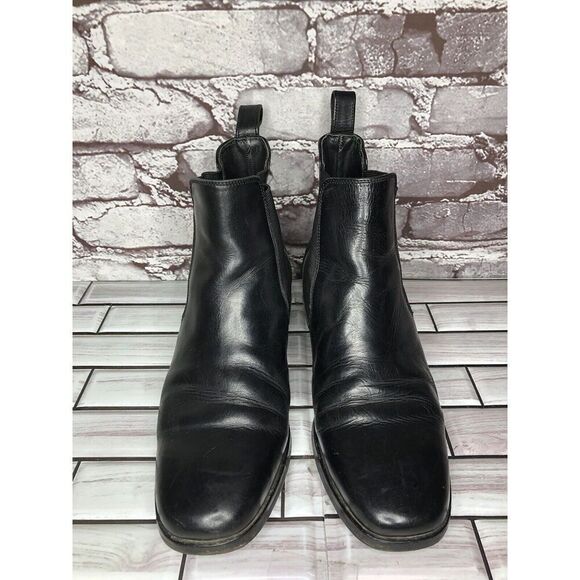 Melvin & Hamilton Suzy Black Leather Chelsea Pull On Boots Women Sz 38EU/7.5M US - Picture 3 of 16